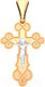 Миниатюра изображения товара Крестик из комбинированного золота ZORKA 410011.1.14K.B.REL