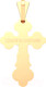 Миниатюра изображения товара Крестик из комбинированного золота ZORKA 410011.1.14K.B.REL