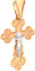 Миниатюра изображения товара Крестик из комбинированного золота ZORKA 410011.1.14K.B.REL