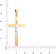 Миниатюра изображения товара Крестик из комбинированного золота ZORKA 411005.14K.B.REL