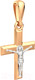 Миниатюра изображения товара Крестик из комбинированного золота ZORKA 430148.14K.B.REL