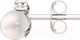 Миниатюра изображения товара Серьги из серебра ZORKA 0310621 (с жемчугом)