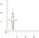 Миниатюра изображения товара Крестик из серебра ZORKA 0430014.REL