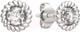 Миниатюра изображения товара Серьги из серебра ZORKA 0310055 (с фианитами)
