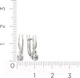 Миниатюра изображения товара Серьги из серебра ZORKA 03101155 (с фианитами)