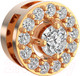 Миниатюра изображения товара Подвеска из розового золота ZORKA 440647.14K.R (с фианитами)