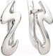 Миниатюра изображения товара Серьги из серебра ZORKA 0300396