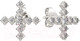 Миниатюра изображения товара Серьги из серебра ZORKA 0310893 (с фианитами)