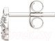 Миниатюра изображения товара Серьги из серебра ZORKA 0310731.ZZ (с фианитами)