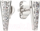 Миниатюра изображения товара Серьги из серебра ZORKA 0310771 (с фианитами)
