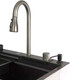 Миниатюра изображения товара Мойка кухонная со смесителем Wisent WG37546B (графит)