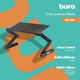 Миниатюра изображения товара Подставка для ноутбука Buro BU-807 (черный)