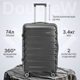Миниатюра изображения товара Чемодан на колесах DoubleW YF-PP02 (M,черный)
