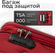 Миниатюра изображения товара Чемодан на колесах MONZA 8038# (S, красный)