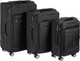 Миниатюра изображения товара Чемодан на колесах MONZA 8038# (L, черный)