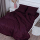 Миниатюра изображения товара Пододеяльник Milanika Бордо Евро (поплин г/к)