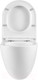 Миниатюра изображения товара Унитаз подвесной LEMARK Глейзер 9614003 (белый глянец, с сиденьем)