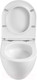 Миниатюра изображения товара Унитаз подвесной LEMARK Глейзер 9614003 (белый глянец, с сиденьем)