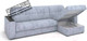 Миниатюра изображения товара Диван угловой Rivalli Порто 155 с оттоманкой 150 (Tango Terra)