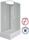 Миниатюра изображения товара Душевая кабина Niagara Promo P110/80/26Q/MT/BK 110x80x195