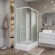 Миниатюра изображения товара Душевая кабина Niagara Promo P110/80/26Q/MT/BK 110x80x195