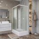 Миниатюра изображения товара Душевая кабина Niagara Promo P110/80/26Q/MT/BK 110x80x195