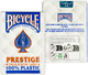 Миниатюра изображения товара Игральные карты Bicycle Prestige Rider 100% Plastic Jumbo / F44100-b (синий)
