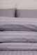Миниатюра изображения товара Пододеяльник Milanika Темно-серый 2сп (поплин-страйп)