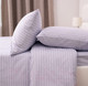 Миниатюра изображения товара Пододеяльник Milanika Светло-серый Евро (поплин-страйп)