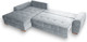 Миниатюра изображения товара Диван угловой Домовой Evento 4УСПЗм (Santos Light Grey)