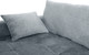 Миниатюра изображения товара Диван угловой Домовой Evento 4УСПЗм (Santos Light Grey)