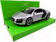 Миниатюра изображения товара Масштабная модель автомобиля Welly Audi R8 Coupe / 22493W (серебристый)