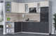 Миниатюра изображения товара Кухонный гарнитур Интерлиния Мила 1.68x2.6 левая (персидский жемчуг/антрацит/травертин серый)