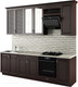 Миниатюра изображения товара Кухонный гарнитур Молодечномебель Злата 2200 (орех темный)