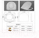 Миниатюра изображения товара Сиденье для унитаза АВН SD 01u