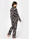 Миниатюра изображения товара Комплект домашней одежды Mark Formelle 592462 (р.164/170-88-94, узоры на черном)