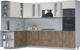 Миниатюра изображения товара Кухонный гарнитур Интерлиния Мила 1.88x3.0 левая (персидский жемчуг/дуб веллингтон/серый каспий)