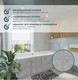Миниатюра изображения товара Экран для ванны Comfort Alumin Group Темпо фон 170x50