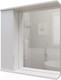 Миниатюра изображения товара Шкаф с зеркалом для ванной Mixline Лайн 60 553010 (левый, с подсветкой)