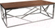 Миниатюра изображения товара Журнальный столик Signal Escada A 120x60x40 (орех/серебряный)