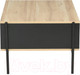 Миниатюра изображения товара Журнальный столик Signal Karina A 90x60 (дуб/черный матовый)