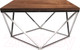 Миниатюра изображения товара Журнальный столик Signal Silver A 80x80 (орех/серебряный)