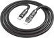 Миниатюра изображения товара Кабель Hoco U118 Type-C to iPhone (1.2м, черный)