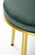 Миниатюра изображения товара Стул Halmar K517 (темно-зеленый/золото)