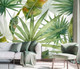 Миниатюра изображения товара Фотообои листовые Vimala Листья акварель (270x300)