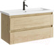 Миниатюра изображения товара Тумба с умывальником Aqwella Astrid AST0110DD (дуб давос)