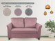 Миниатюра изображения товара Диван Мебельград Джерси 3 Стандарт 1200 (альба роза)