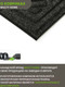 Миниатюра изображения товара Коврик грязезащитный Multy Home Rambo-Lima 43x63 / SH50001585 (разноветный/надпись/сердца)