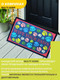 Миниатюра изображения товара Коврик грязезащитный Multy Home Soft Step Lima 45x75 / SH5000650 (разноцветный/лапки)