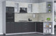 Миниатюра изображения товара Кухонный гарнитур Интерлиния Мила 1.68x2.8 правая (бетон лайт/антрацит/опал светлый)